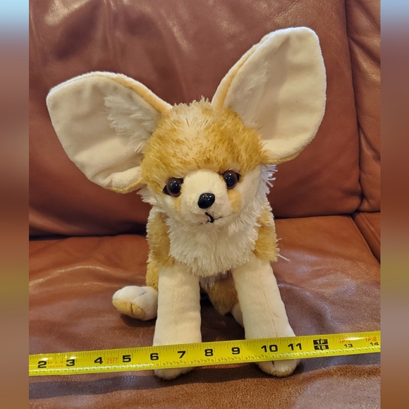 12 inch Wild Republic Tan Fennec Fox Stuffed Animal Plush Toy No Paper Tags - Picture 9 of 10